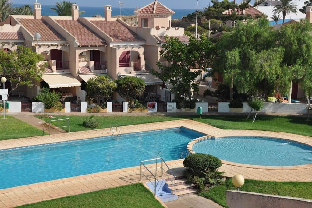 Villa Precioso Duplex Con Piscina, En 1ª Linea De Playa El Puerto de Mazarrón Esterno foto