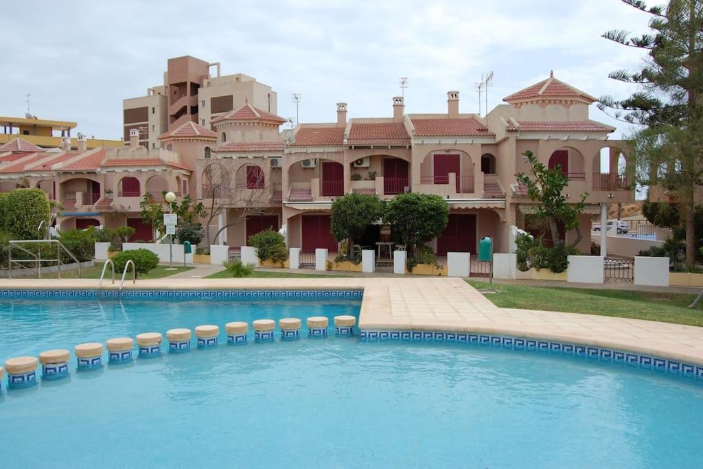 Villa Precioso Duplex Con Piscina, En 1ª Linea De Playa El Puerto de Mazarrón Esterno foto